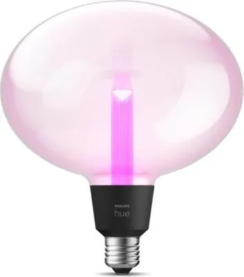 Image de Ampoule LED Connectée Philips Hue White and Color Ambiance, Ellipse E27, Bluetooth, Compatible Google Alexa Apple