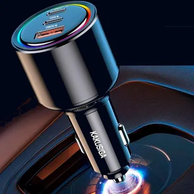 Produktbild von KFZ USB-Adapter mit 3A - Powerstar KSC-1171 / 2xUSB-C+1xUSB-A Anschlüsse in schwarz