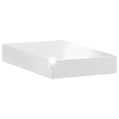 Produktbild von Dolle Regalboden Big Boy 25 x 25 cm, 50 mm, hochglanz weiß