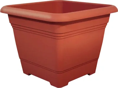 Produktbild von Geli Pflanzkübel NORA Terracotta 48 cm quadratisch - Kunststoff