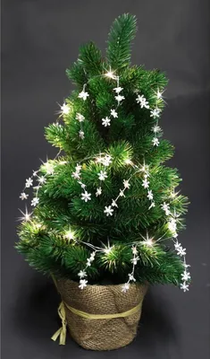 Image de Guirlandes lumineuses BURI 1m 20 flocons de neige lampes éclairage décoration sapin de Noël