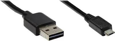 Zdjęcie produktu dla Alcasa USB 2.0 A/micro B, 3m, 3 m, USB A, Micro-USB B, USB 2.0, Męska/Męska, Czarny