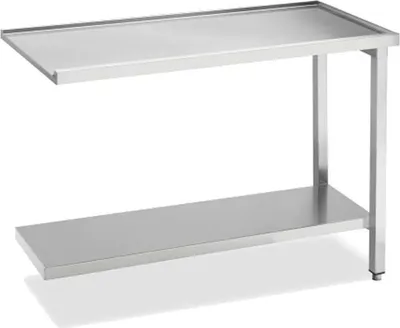 Produktbild von KBS Ablauftisch mit Grundboden ohne Aufkantung 1200x575x850 mm Edelstahl