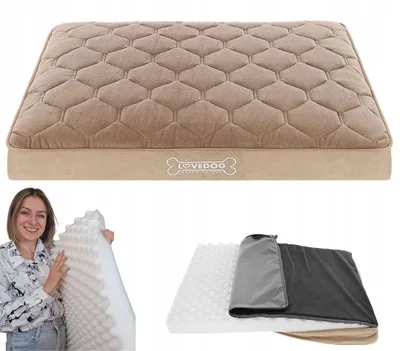 Produktbild von Lovedog PIK Ortopedisches Hundebett XL wasserdicht beige