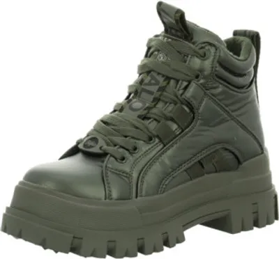 Image de Bottines à lacets pour femmes en vert