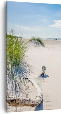 Produktbild von Bild auf Leinwand - Leinwandbild - Einteilig - Mrzezyno Strand Meer - 55x100cm - Wand Bild - Wanddeko - Wandbilder - Leinwanddruck - Bilder - Wanddekoration - Leinwand bilder - PA55x100-4281