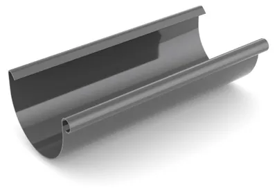 Obrázok produktu pre BRYZA Žľab, plastový žľab Ø 125 mm, dĺžka 4 m, antracitová RAL 7021