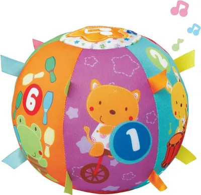 Produktbild von VTech- Singing Ball Interaktiver Stoffball mit 50+ Liedern, mehrfarbig, 24,9 x 14,0 x 8,9 (3480-166122) VTECH