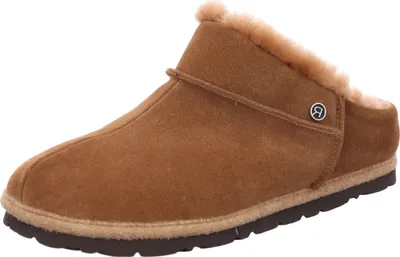 Produktbild von Rohde Damen Pantoffel Hausschuh Leder Lammfell Warmfutter Gardena 7070, Größe:42 EU, Farbe:Braun