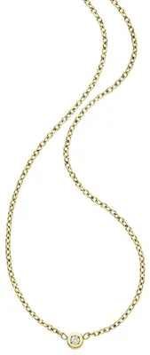 Produktbild von Boccia Brillantcollier 08069-02 Reintitan, Gold plattiert, 47 cm