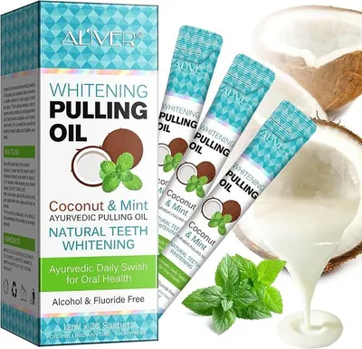 Produktbild von Aliver Ayurvedic Teeth Whitening Oil – 20 x 12 ml