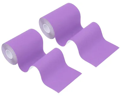 Immagine prodotto di Nastro kinesiologico, dimensioni 40 cm x 10,5 cm - 2 rotoli. Nastro elastico impermeabile per sport