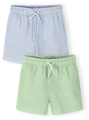 Minoti Badehose Grün für Jungen, Vorderansicht