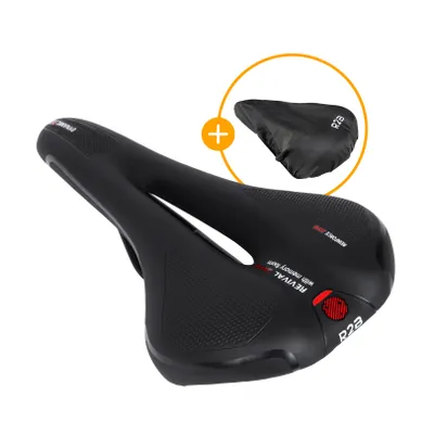 Productafbeelding van R2B Fietszadel Racefiets en Mountainbike - Gelzadel Unisex - Zwart