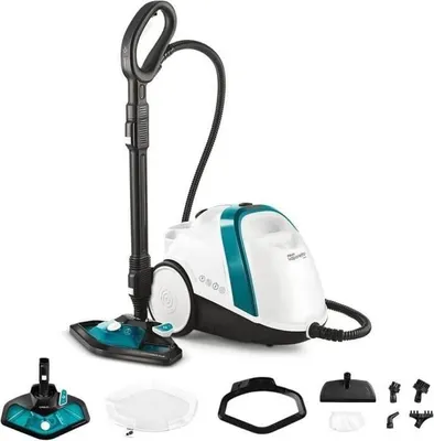 Immagine prodotto di POLTI VAPORETTO - Smart100_T - Pulitore a vapore - autonomia illimitata - 4 BAR - 110 g/min - 1500 W - 9 accessori - Turchese