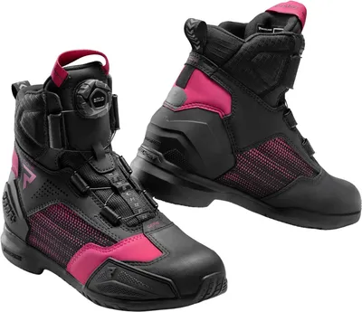 Produktbild von Rebelhorn Core Damen Motorrad Schuhe, schwarz/rosa, 36