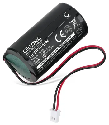 Image de CELLONIC 1x Batterie pour Domotique / Smart Home Compatible avec Visonic MCS-730, MCS-710, MCS-720, ER34615M - (, 3.6V)