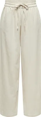 Produktbild von ONLY Leinenhose mit Kordelzug und elastischem Bund Größe: XS