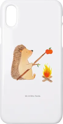 Produktbild von Mr. & Mrs. Panda Iphone 10 Handyhülle Igel Grillen - Weiß - Geschenk, Motivation, X, Spruch, Ziele, Handy, Cover, Arbeitslos, Hülle, Lustige Sprüche