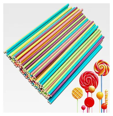 Produktbild von Cake Pop Stiele, 300 Stück Set, für Bonbons, Backen DIY, Tortendekoration