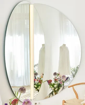 Produktbild von Casa Padrino Luxus Eckspiegel 150 x 3,5 x H. 150 cm - Eck Wandspiegel mit LED Streifen - Hotel Spiegel - Boutique Spiegel - Luxus Qualität