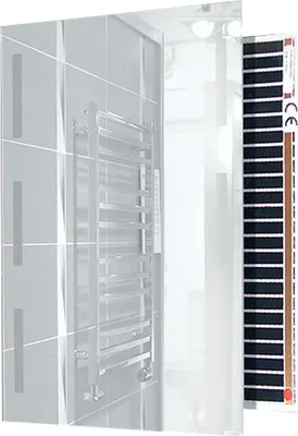 Produktbild von FENIX Ecofilm Heizfolie 274 x 252 mm für Spiegel Spiegelheizfolie Spiegelheizung
