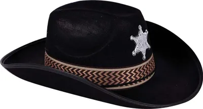 Produktbild von Cowboyhut Erwachsene schwarz