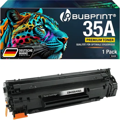 Immagine prodotto di Toner compatibile con HP 35A CB435A, colore nero, resa di 2.000 pagine