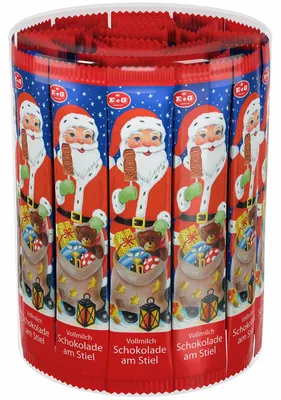 Produktbild von Lolly Choc Company Weihnachtsmänner am Stiel 45x15g
