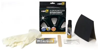 Zdjęcie produktu dla zestaw do naprawy felg aluminiowych raid hp zestaw do czyszczenia felg czarny