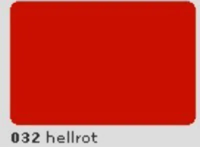 Produktbild von Oracal 651 Plotterfolie PVC Folie 63cm x 5m hellrot 032 Außenbereich