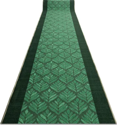 Zdjęcie produktu dla CHODNIK PODGUMOWANY LIŚCIE zieleń 67cm zielony 67x360 cm