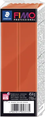 Produktbild von FIMO PROFESSIONAL Modelliermasse terrakotta 454 g