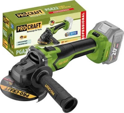 Produktbild von Procraft PGA22-BB Akku Winkelschleifer 20 V 125 mm Brushless Solo - ohne Akku, ohne Ladegerät