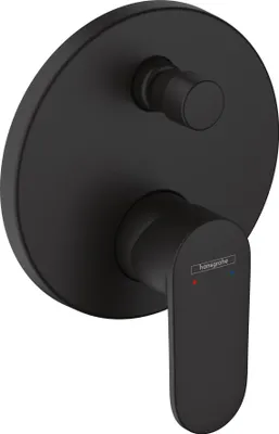 Produktbild von hansgrohe Wannenmischer Unterputz Vernis Blend Fertigset mattschwarz, 1 Stk.