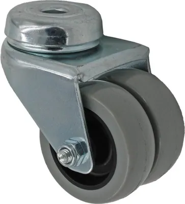 Produktbild von 50 mm Apparaterolle Doppelrolle Möbelrolle Transportrolle Lenkrolle TK.100kg