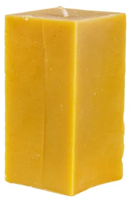 Imagen del producto de Velas de cera de abeja: Prismas y cubos hechos a mano en 4 tamaños. 100% cera de abeja pura, sin humo y de larga duración. Una idea de regalo