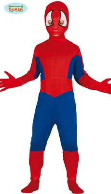 A child wearing a Spider-Man costume.