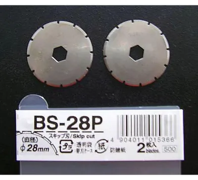 Produktbild von Ersatzklingen BR 28 P für Rollenschneider RO1P Perforierschnitt VE=2 Stück