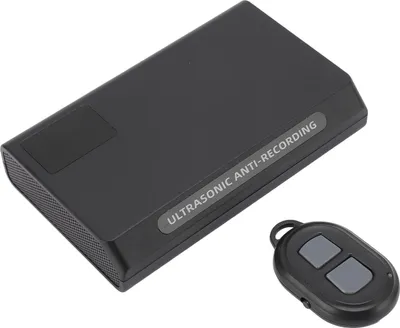 Image de Dispositif anti-enregistrement à ultrasons Bloqueur de dispositifs d'écoute à 270 degrés Protecteur d'informations avec télécommande pour hôtel