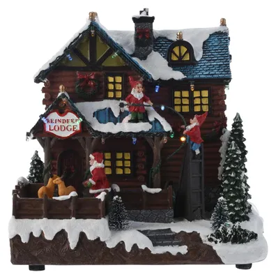 Obrázok produktu pre Pohyblivá scéna s Mikulášom, 25 cm