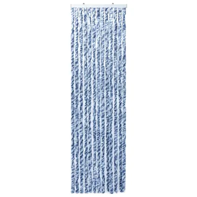 Produktbild von Insektenschutz-Vorhang Blau und Weiß 56x200 cm Chenille