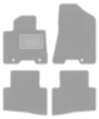 Immagine prodotto di Tappetini in moquette per Hyundai Tucson III 2015- (SUV) – set 4 pezzi, grigi, su misura – Wielganizator OSLO