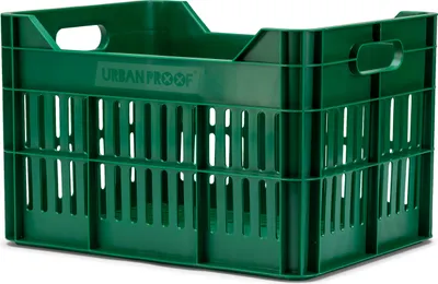 Produktbild von Urban Proof Click Fahrradkiste 30 Liter Recycelter Kunststoff Retro Grün