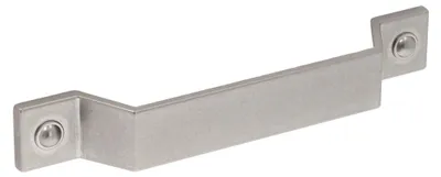 Productafbeelding van Handgreep voor meubels, gemaakt van zinklegering (zamac). Afstand tussen de bevestigingsgaten: 160 mm. Afwerking: antiek nikkel. Set van 6 stuks