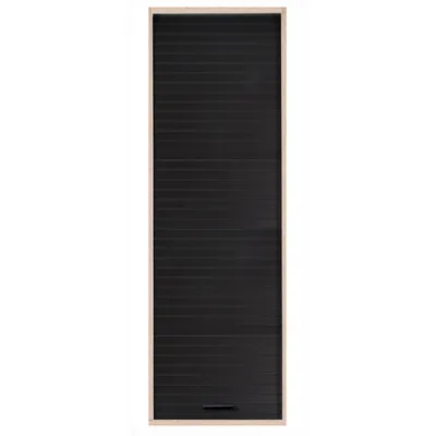 Produktbild von SIMMOB Küchenschrank Hochschrank Oberschrank Schrank Rollladentür H123,6 x B40cm, Farbe:Eiche