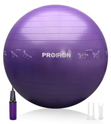 Productafbeelding van Oefenbal 55 cm, 65 cm en 75 cm, anti-burst gymnastiekbal