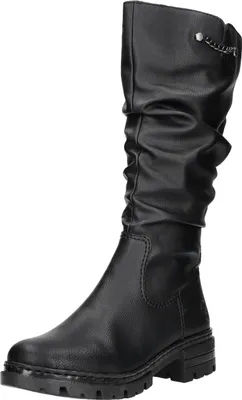 Immagine prodotto di Stivali Rieker da donna con tacco a blocco e gambo lungo 76891, Misura:37 EU, Colore:Nero