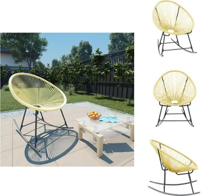 Obrázok produktu pre vidaXL Vonkajšie kreslo Acapulco Poly Rattan Beige - Záhradné stoličky
