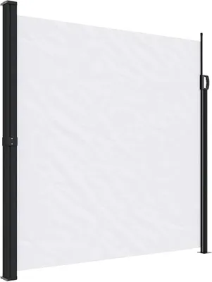 Obrázek produktu pro vidaXL Boční výsuvná markýza bílá 200x600 cm